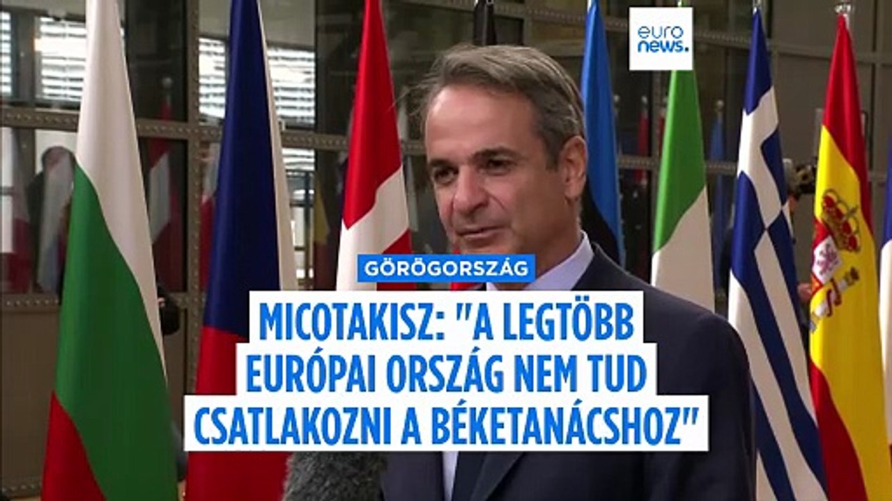 Görög miniszterelnök: „A legtöbb európai ország nem tud csatlakozni Trump Béketanácsához"