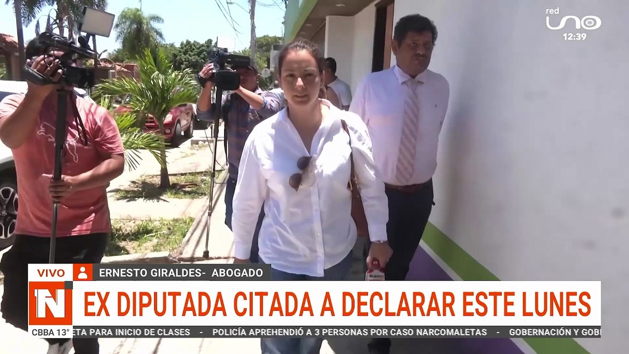 EXDIPUTADA CITADA A DECLARAR ESTE LUNES