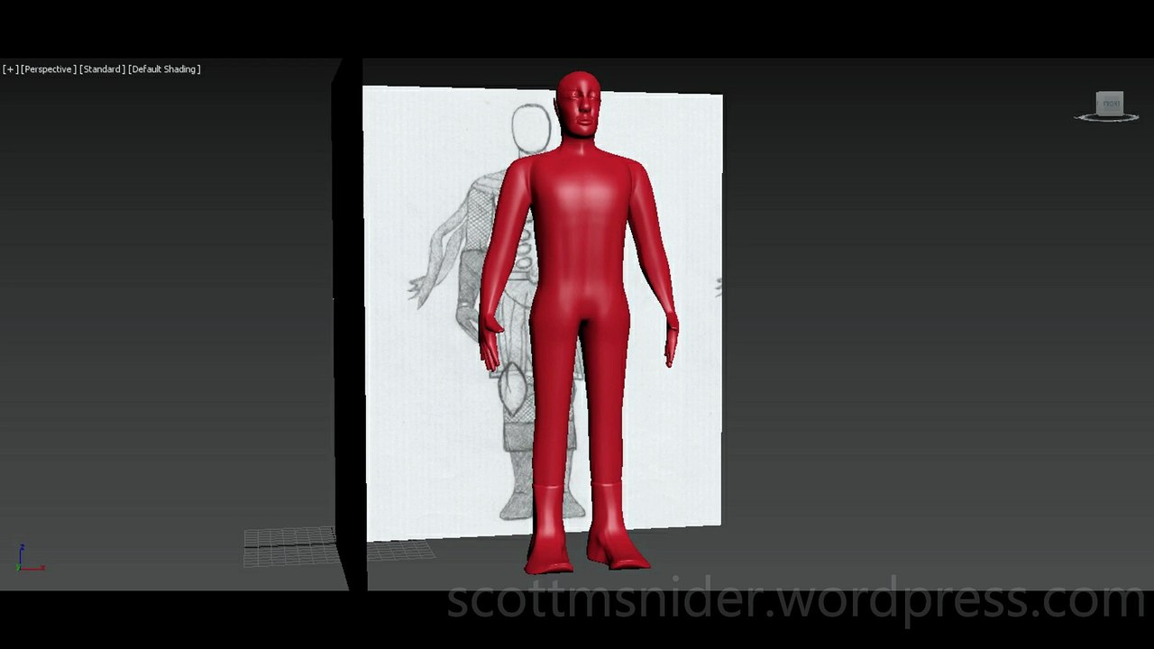 Flame: 3DS MAX Practice Polygon Modeling Model Video #133 (01-23-2026)