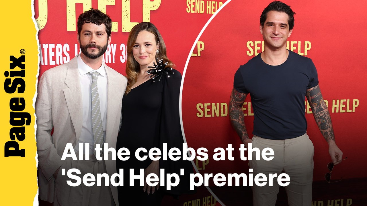 Rachel McAdams, Dylan O'Brien, Tyler Posey and more attend the 'Send Help' premiere