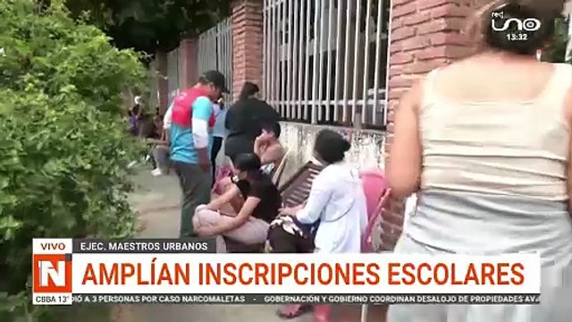 AMPLÍAN INSCRIPCIONES ESCOLARES