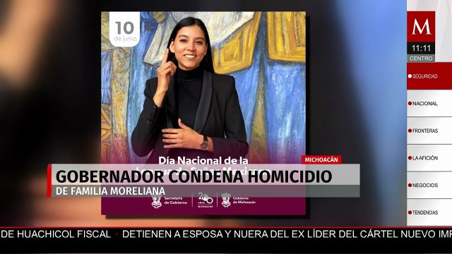 Ramírez Bedolla condena asesinato de familia en Morelia
