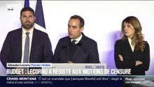 Budget: Sébastien Lecornu résiste à deux motions de censure, le RN et LFI en déposent deux nouvelles sur la partie "dépenses"