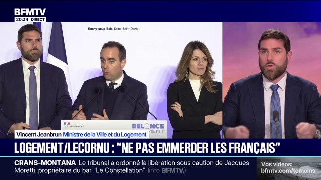 Ça suffit les normes, sur les normes, sur les normes , déclare Vincent Jeanbrun, ministre de la Ville et du Logement