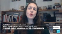 Tunisie : les journalistes Mourad Zghidi et Borhane Bssaies condamnés