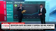 Ibovespa emenda 4º recorde, bate 180 mil pontos e fecha com alta de 1,86% | FECHAMENTO TOURO DE OURO