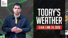 Today's Weather, 5 A.M. | Jan. 24, 2026