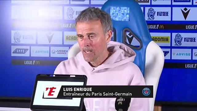 Luis Enrique après la courte victoire du PSG à Auxerre : « C’était essentiel de mettre la pression sur Lens » - Foot - Ligue 1 - PSG