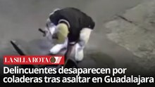 Inseguridad en Guadalajara: criminales usan el alcantarillado como escape