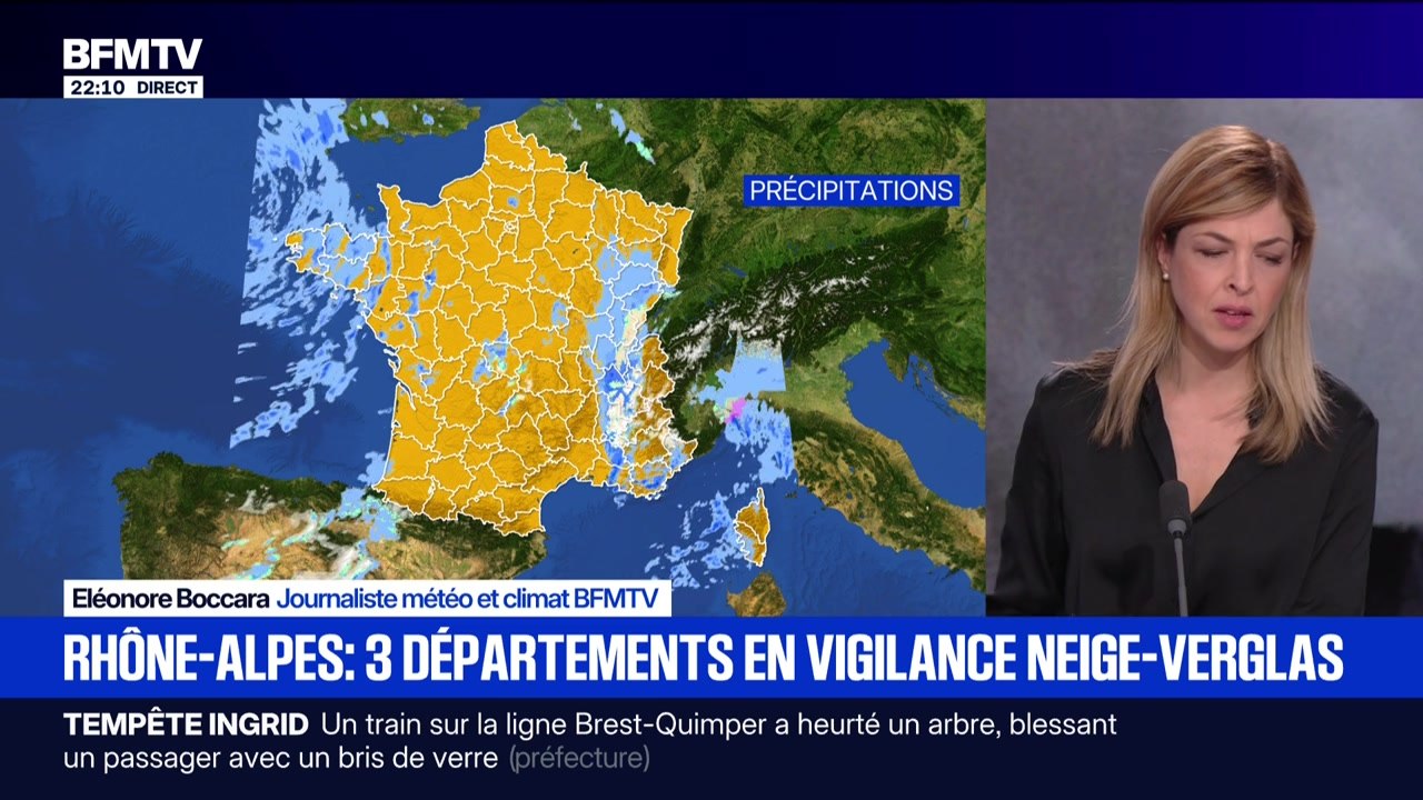 Rhône-Alpes : trois départements en vigilance neige-verglas - 23/01