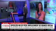 Oposição pede impeachment de Ibaneis Rocha por suposta ligação com Caso Master