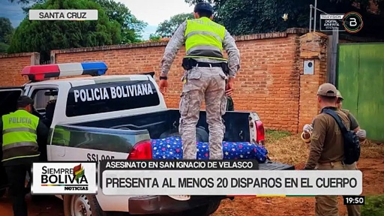 Hombre fallece tras recibir 20 impactos de bala en San Ignacio de Velasco
