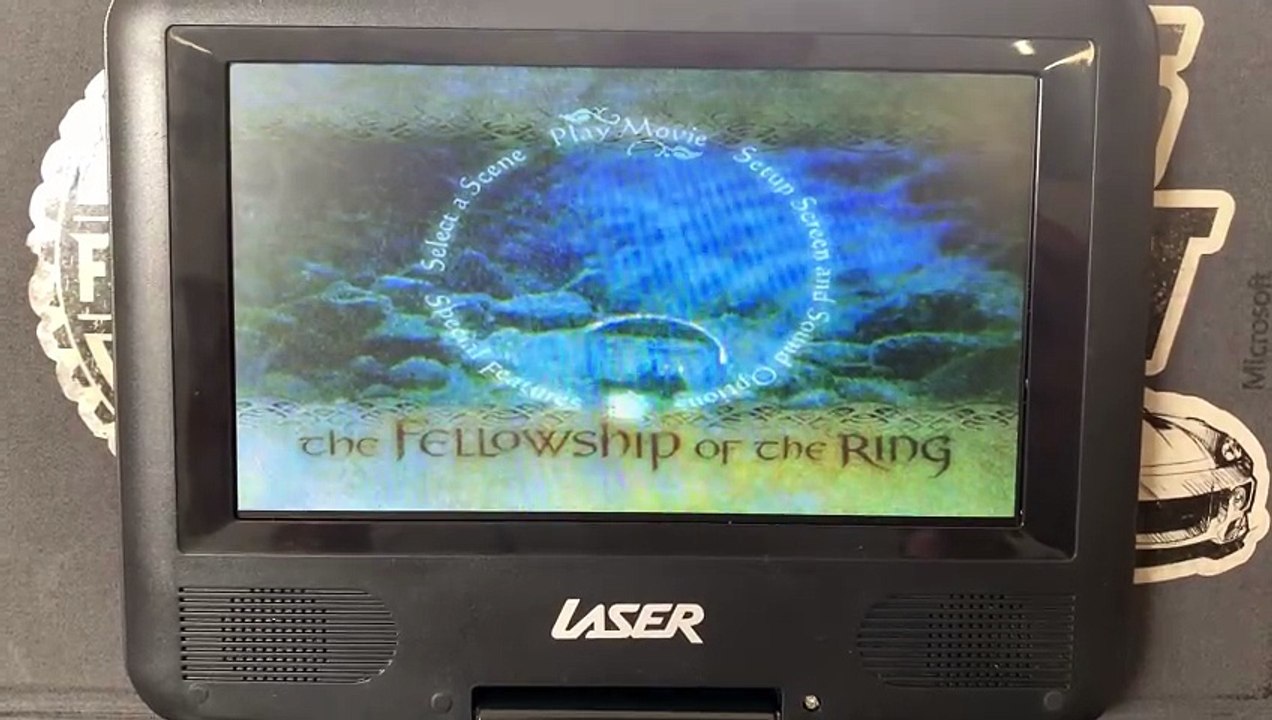 Opening to The Lord of The Rings The Fellowship of the Ring Disc 1 2002 DVD Australia