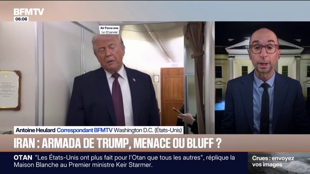 Donald Trump annonce qu'une armada est en route pour le golfe Persique