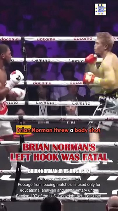 Brian Norman's PERFECT counter ENDED Jin Sasaki!