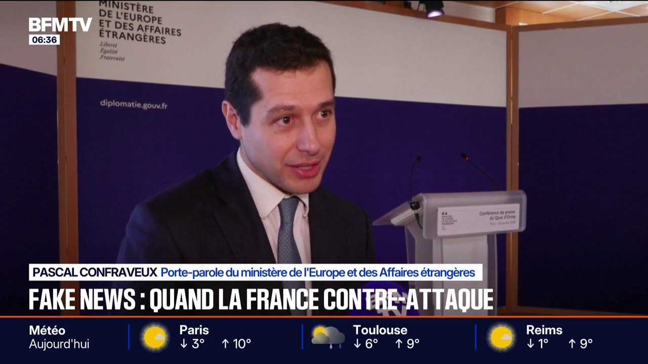 Face aux fake news et aux propos des dirigeants étrangers, le Quai d'Orsay lance le compte "French Response"