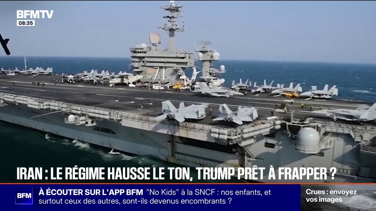 Le régime iranien avertit que "toute attaque" sera considérée "comme une guerre totale" après l'annonce du déploiement de navires et d'avions de guerre américains