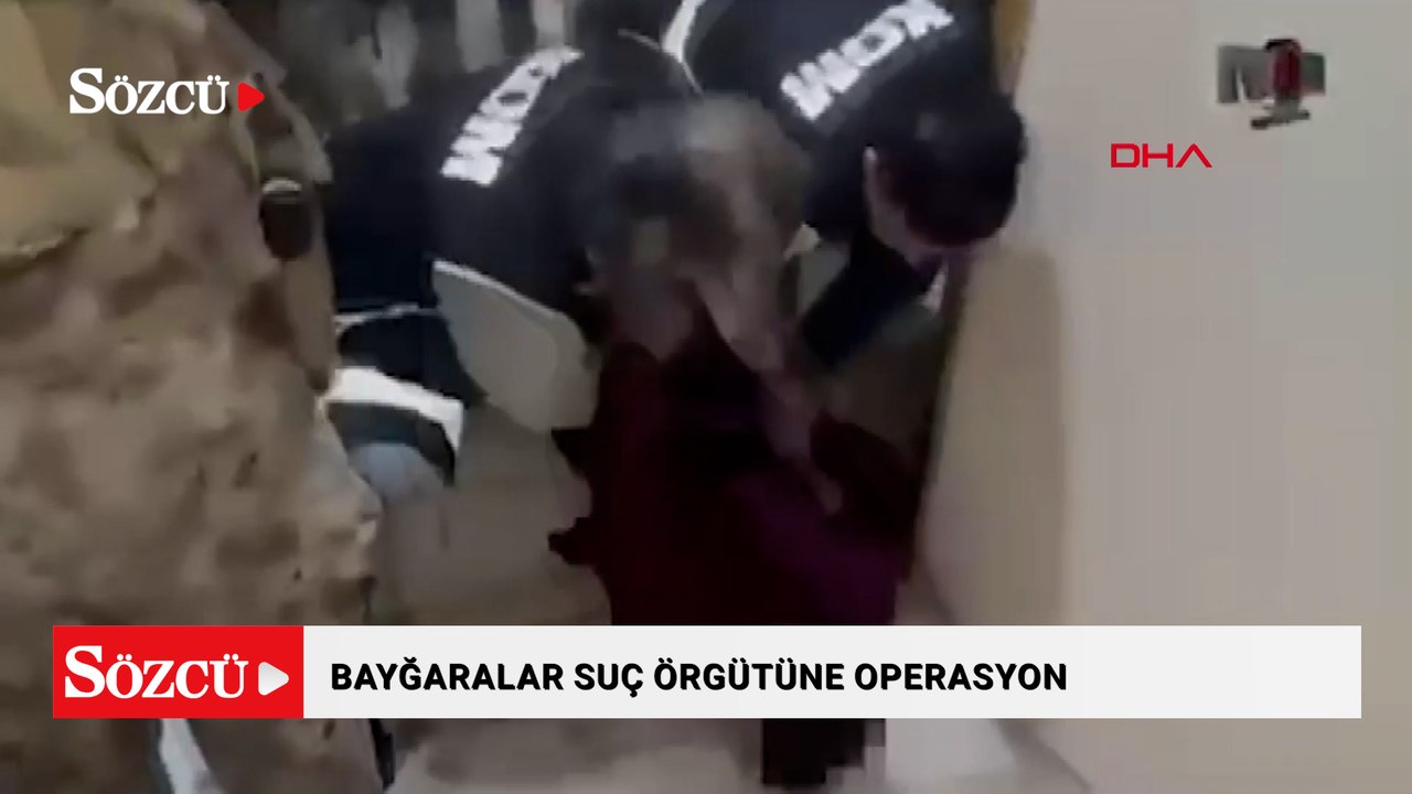 Bayğaralar suç örgütüne operasyon; 15 şüpheli yakalandı
