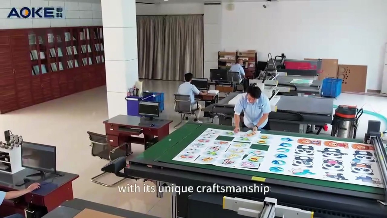 SHANGHAI XINAO TECHNOLOGY CO LTD---AOKE carton box sample maker cutting machine