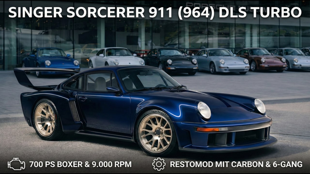 Porsche 911 (964) DLS Turbo von Singer – Technik trifft Handwerkskunst