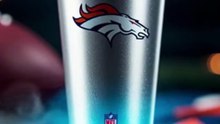 Denver Broncos Reusable Aluminum Cups (20 Pack) | Top Cup NFL Official Game Day Party Drinkware