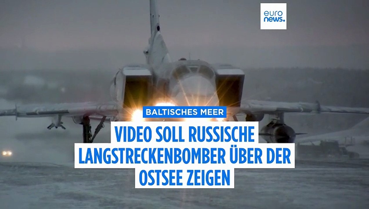 Video veröffentlicht: russische luftstreitkräfte patrouillieren über der ostsee