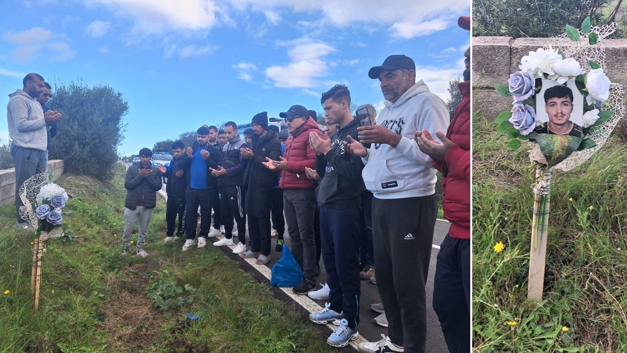 Investito e ucciso a Marritza, la cerimonia sulla statale 200: "Una tragedia che si poteva evitare"