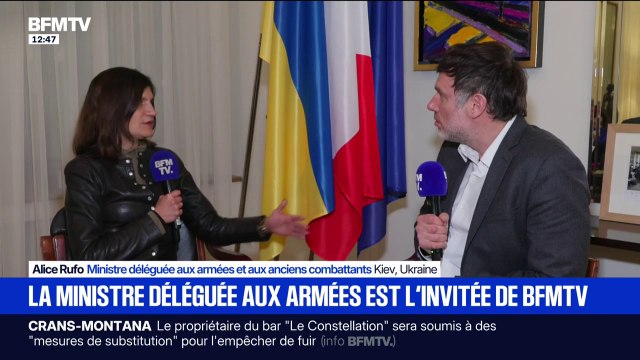 La période est compliquée à Kiev , estime Alice Rufo, ministre déléguée aux Armées