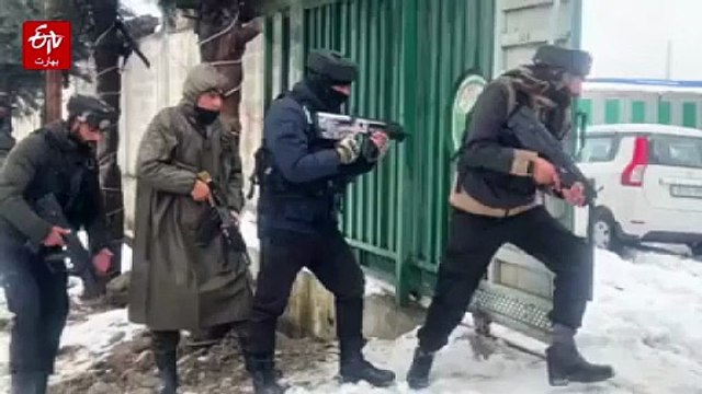 سیکیورٹی خدشات کے پیش نظر لاسِی پورہ میں پولیس اور سی آر پی ایف کا مشترکہ سرچ آپریشن
