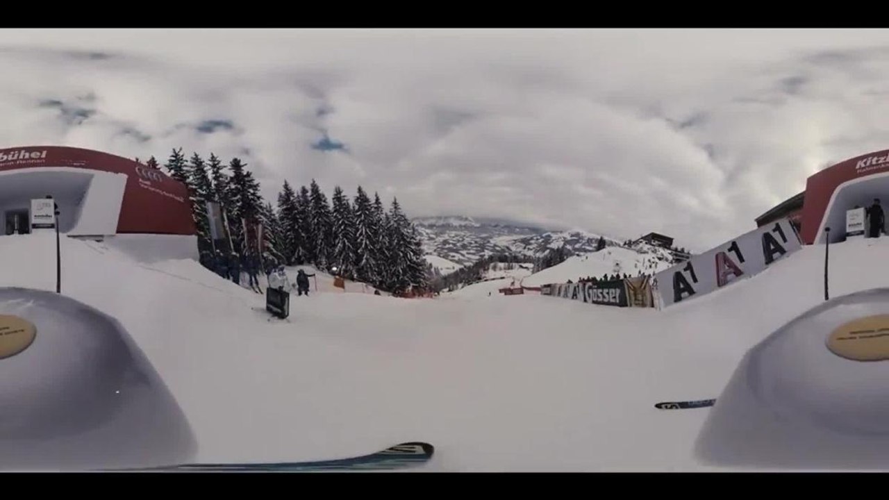 Sci, la discesa a 360 gradi sulla mitica Streif di Kitzbühel