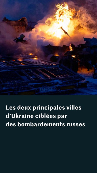 Ukraine : au moins un mort et une trentaine de blessés dans de nouveaux bombardements russes