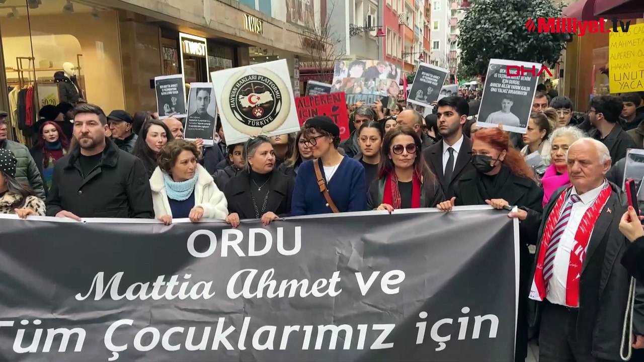 Mattia Ahmet Minguzzi için Ordu'da yürüyüş düzenlendi