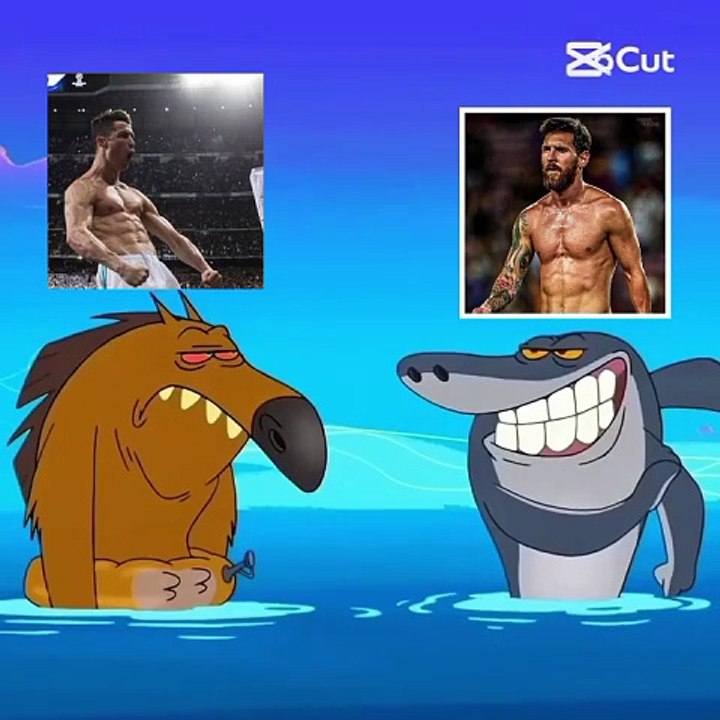 Ronaldo vs messy shark effect in the sea#viral#short#trend#video#goat vibes#aura#football#wrestling#funny#hot#trend