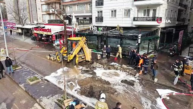 Kırıkkale'de doğal gaz boru hattı patladı