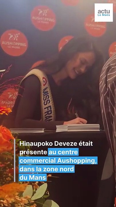 Miss France rencontre 300 personnes en Sarthe : « Il faut un état d’esprit positif pour vivre cette aventure »