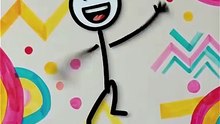 Stickman dancing