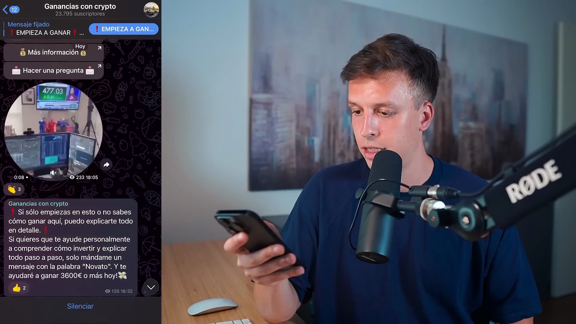 Pruebo La Minería En La Nube De Telegram