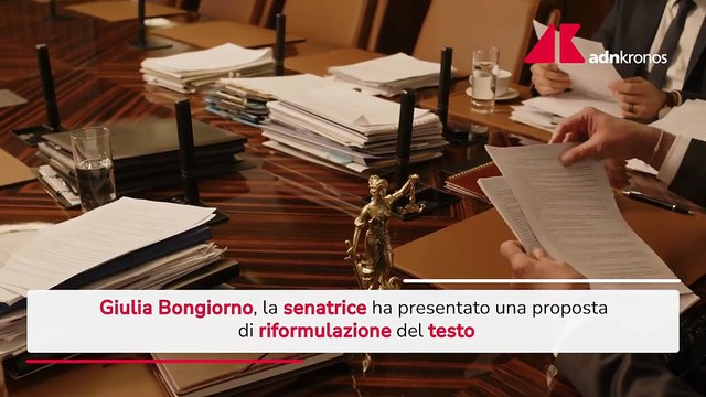 Ddl violenza su donne, Bongiorno presenta riformulazione del testo