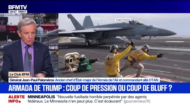 Armada de Donald Trump qui se dirige vers le golfe Persique: Le véritable chef d'orchestre dans cette région, c'est Israël , explique Jean-Paul Paloméros, ancien chef d'État-major de l'armée de l'air