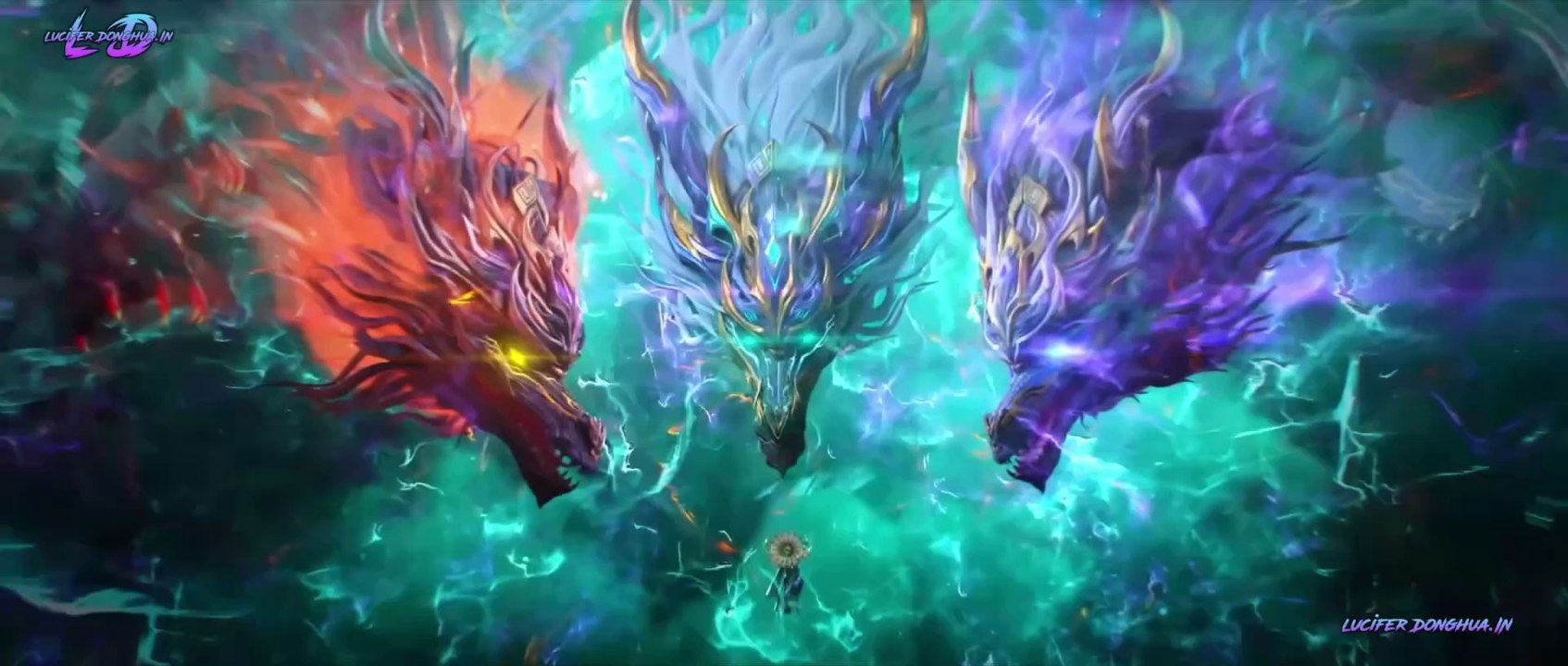 Three Dragon Kings vs Xiao Yan | Battle Through the Heavens Season 5 Episode 183 English Sub - Lucifer Donghua