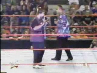 Mick Foley tricks The Rock