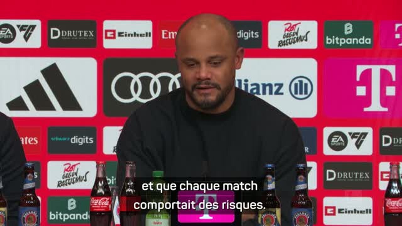 Bayern - Kompany : "Ça fait partie du football"