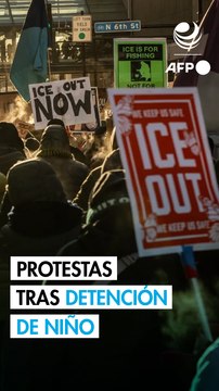 Manifestantes desafían en Mineápolis las redadas antiinmigración tras detención de un niño