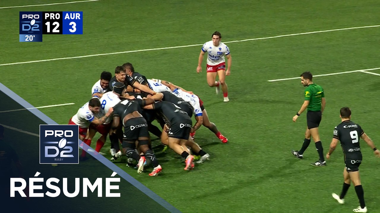 PRO D2 Saison 2025-2026 J18 - Résumé Provence Rugby - Stade Aurillacois