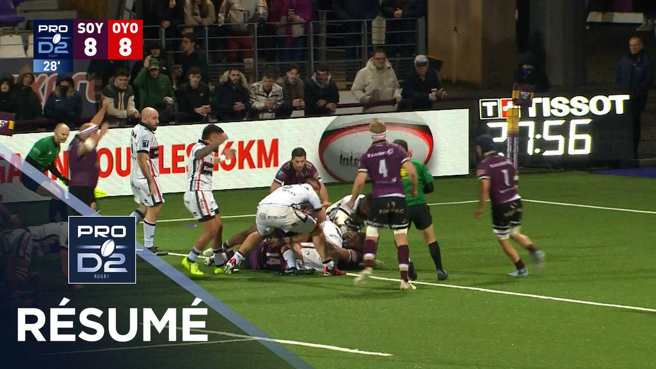 PRO D2 Saison 2025-2026 J18 - Résumé Soyaux-Angoulême XV - Oyonnax Rugby