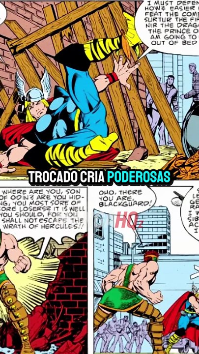 HÉRCULES VS THOR: O DUELO FINAL DOS DEUSES! 🏛️⚡  #marvelcomics #marvel #comics #thor #hq