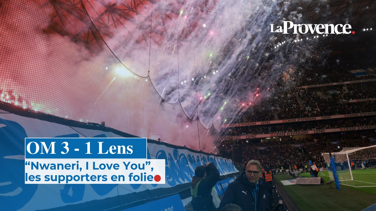 "Nwaneri, I love you !" Folie à la sortie du Vélodrome après la victoire de l'OM contre Lens