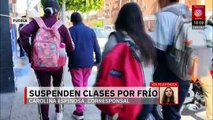 Puebla suspende clases presenciales por bajas temperaturas, afectando a 400 mil alumnos