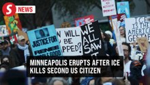 Protests in Minneapolis after Federal immigration agents kill another US citizen