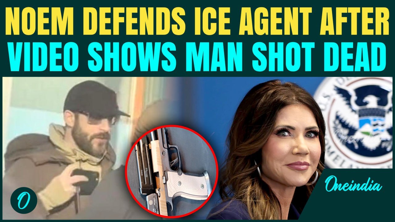 Kristi Noem's Lie EXPOSED: Noem Shamelessly Defends ICE Agent Even After Video Shows A Man Killed